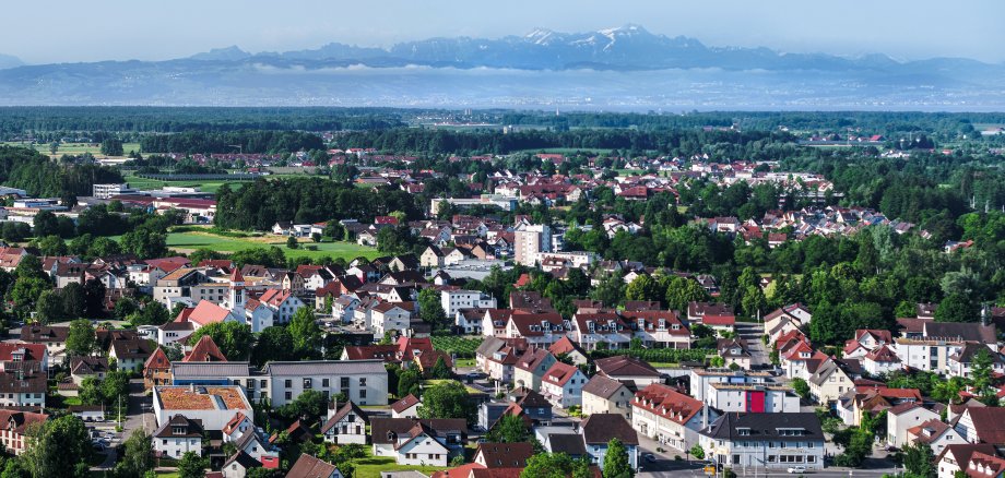 Gemeinde Meckenbeuren: Aufnahme mit Drohne